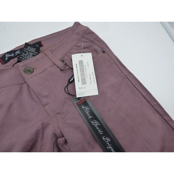 Black Hearts Brigade Women’s Ponte Pants, Mauve Wine, Size 25 - Picture 2 of 7